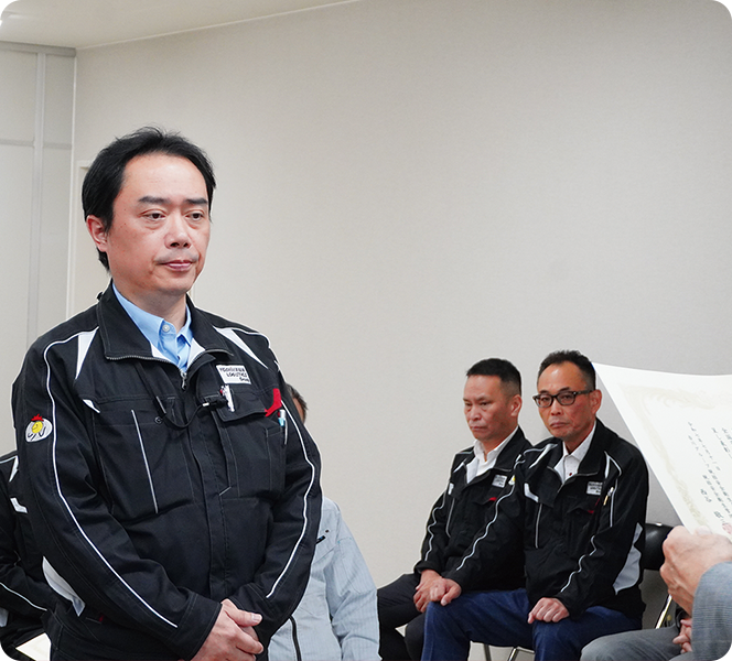 𠮷川ロジスティクスグループ安全表彰